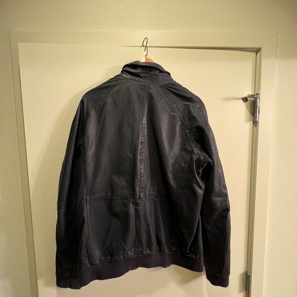 Men’s Scotch and Soda Leather jacket, size large - Picture 7 of 9